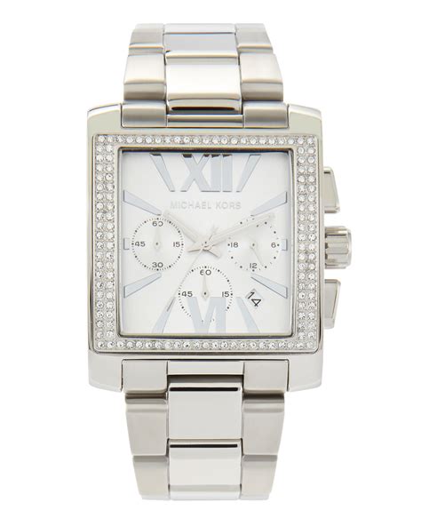 michael kors watch black square|michael kors ladies square.